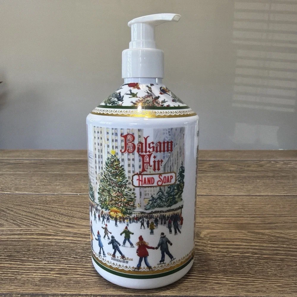 Happy & Joyful Balsam Fir Holiday Hand Soap 21.5 oz Christmas Tree Pine Wash